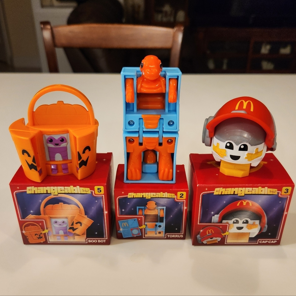 McDonald's Changeables
#2 TORRUS
#3 CAP CAP
#5 BOO BOT